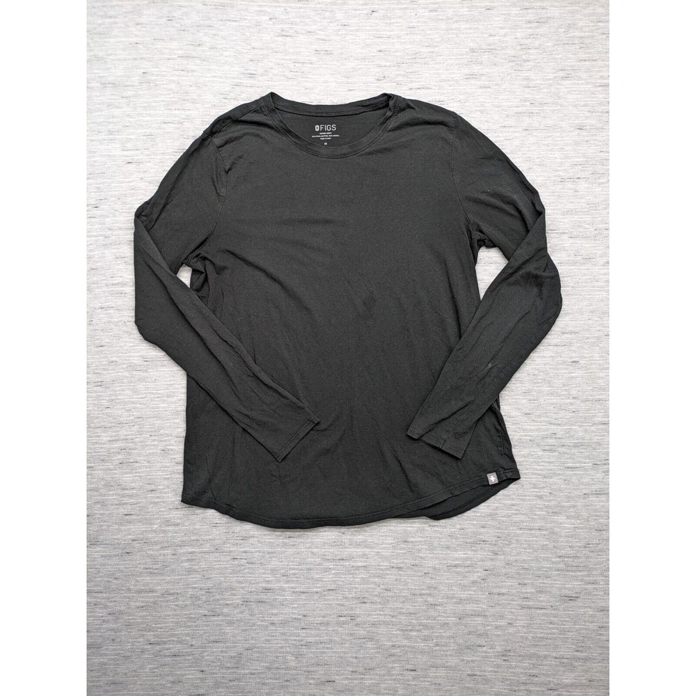 Figs Long Sleeve Tee - Black